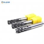 Tungsten Steel Milling 4 Flute End Mill / 6mm 8mm 12mm Cutter End Mill For Stainless Steel for sale
