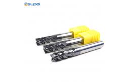 China 1/2 In Square End Mill 4 Flutes Cutting Tool supplier