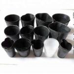 HQ Nutrition PE 1L Propagation Black Nursery Pots With Drainage Holes for sale