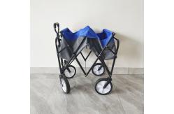 China Outdoor Camping Cart 8 Inch Wheels Folding Wagon Stroller Collapsible Service Cart supplier
