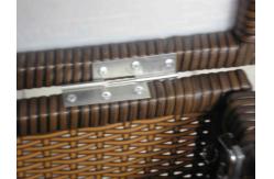 China Brown Resin Wicker Storage Box supplier