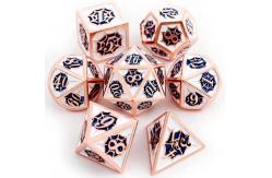 China Spider -Man Solid Metal Polyhedral Dice Set DND RPG Luxury Style supplier