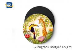 China Wild Animal Art Image Lenticular Coasters 3D Decoative Cup Placemat 0.6MM PET supplier