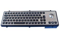 China 71keys reinforced rear panel mount keyboard with LED and trackball version supplier
