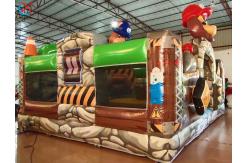 China Commercial Inflatable Bouncy Forest Themed Castle House Combination supplier