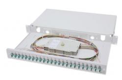 China 1U 19inch Full Loaded Slide Drawer Rack mount patch panel supplier