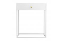 China Home Stand Up Kd Structure Bedroom Bedside Table With 1 Drawer supplier
