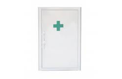 China Large Wall Mounted First Aid Cabinet High Safety With Curvy Edge supplier