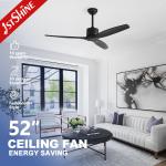 Standard Wind 52 Inches Ceiling Fan with Remote Control and 6 Speeds Private Mold NO for sale