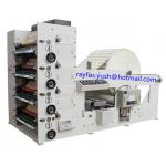 Automatic Reel Paper Flexo Printing Machine 1 ~ 5 Colors Printing Optional for sale