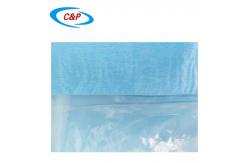 China Customized Blue Medical Angio Drape Breathable For Hospital supplier