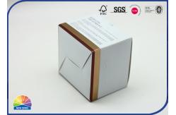 China Custom Folding Gold Paper Gift Box With Embossing Matte Lamination supplier