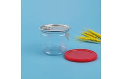 China Plastic 340ML Peel Off 22g Plastic Cookie Jar Containers supplier