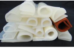China 100% pure silicone silicone rubber profile , silicone strip , high elasticity high strength supplier