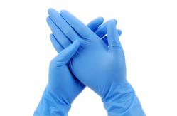 China Signo Ambidextrous Disposable Nitrile Work Gloves Medium Large supplier