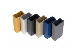 China Electrophoretic Coated Aluminium Extruded Profiles Electronics Compliant With RoHS supplier