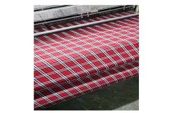 China Dyed Flannel 100 Polyester Filament Check Yarn Uniform Giguam Fabric With Construction supplier