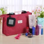 Zipper Private Label Plain Polyester Cosmetic Bag For Travel for sale