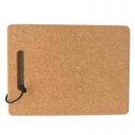 15mm Thicked Rectangular Corkboard Placemats Cork Mats Pot Holder Insulation for sale