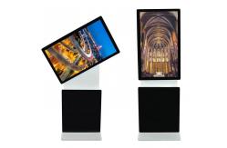 China TFT Free Standing Rotating Kiosk , Kiosk Interactive Touch Screen Plug And Play supplier