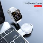 5v 1a Magnetic Wireless Charger Portable Mini Usb Watch For Iwatch 7 6 5 for sale