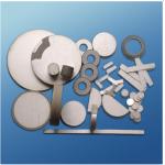 Rectangle Piezoelectric Ceramic Materials White Colour Cylinder Round Ring for sale