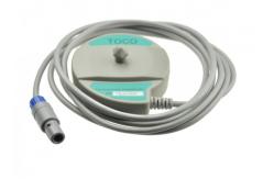 China Edan Fetal Transducer , 6 Pin One Notch Toco Transducer 12 Months Warranty supplier