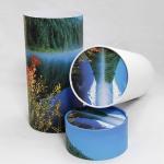 Bio-Degradable Cylinder Kraft Paper Cans Packaging for Souvenir and Cosmetics Skincare for sale