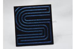 China High Frequency 1mm TPU Embossed Patches OEKO Sew On Leather Patches supplier