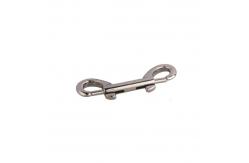 China Double Ended Bolt Snap Hook Fixed Zinc Alloy Die Casting supplier