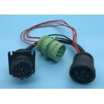 Deutsch 6 Pin J1708 Female to J1939 9 Pin Male and J1708 Male Splitter Y Cable for sale