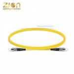 FC UPC To FC UPC Fiber Optic Patch Cord G.652.D Single Mode PVC 2.0mm FOPC for sale
