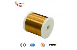 China Enameled Ni80Cr20 wire 0.015mm with good insulation performance supplier