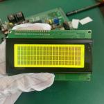 STN Yellow Monochrome 20X4 Character 16 Pins LCD Module with LED Backlight for sale
