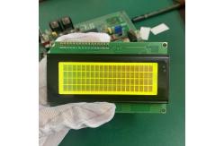 China STN Yellow Monochrome 20X4 Character 16 Pins LCD Module with LED Backlight supplier