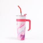 Reusable Double Wall Vacuum Insulated Stainless Steel 40oz Car Cup for sale