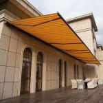 Outside WaterProof Full Cassette Awning Sunshade Outdoor Retractable Motorized Patio Cover for sale