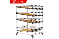 China Black Metal Sheet Frame Roller Slide Track For Smooth Operation supplier