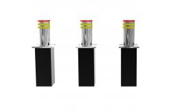 China Retractable Hydraulic Rising Bollard for Security Rise Height 600mm-1200mm Thickness 6mm supplier