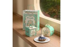China Custom Logo Eco Friendly Bakery Packaging Boxes for Cakes Pastries supplier