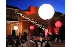 China Tripod Standing inflatable RGB LED Balloon,Inflatable custom print Ball tripod balloon supplier