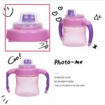 Pink Blue Green EN71 6 Month 6 Ounce Girls Sippy Cup for sale