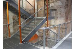 China Customized Ss 316 Stairway Netting With Ferrule Rope Mesh 2.0 Mm Wire supplier