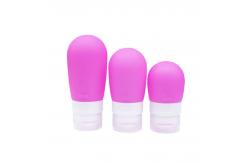 China Screen Printing Reusable 80Ml Small Silicone Travel Bottles supplier