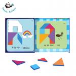 Tangram EVA Magnetic Jigsaw Puzzles Box Creativity And Imagination Promoting Set for sale
