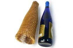 China Compostable Honeycomb Packing Paper For Wine Cushioning Wrap Paper Roll supplier