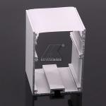 CQC LED Aluminium Profile With Milky Cover Customized Length Plain Profiles Ends for sale