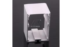 China CQC LED Aluminium Profile With Milky Cover Customized Length Plain Profiles Ends supplier