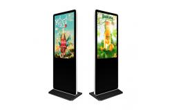 China 32 Inch LCD Advertising Displays High Brightness Floor Standing Digital Signage supplier