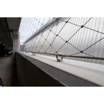 Balustrade Or Railing 2.0mm Architectural Wire Mesh 60*60mm Hole